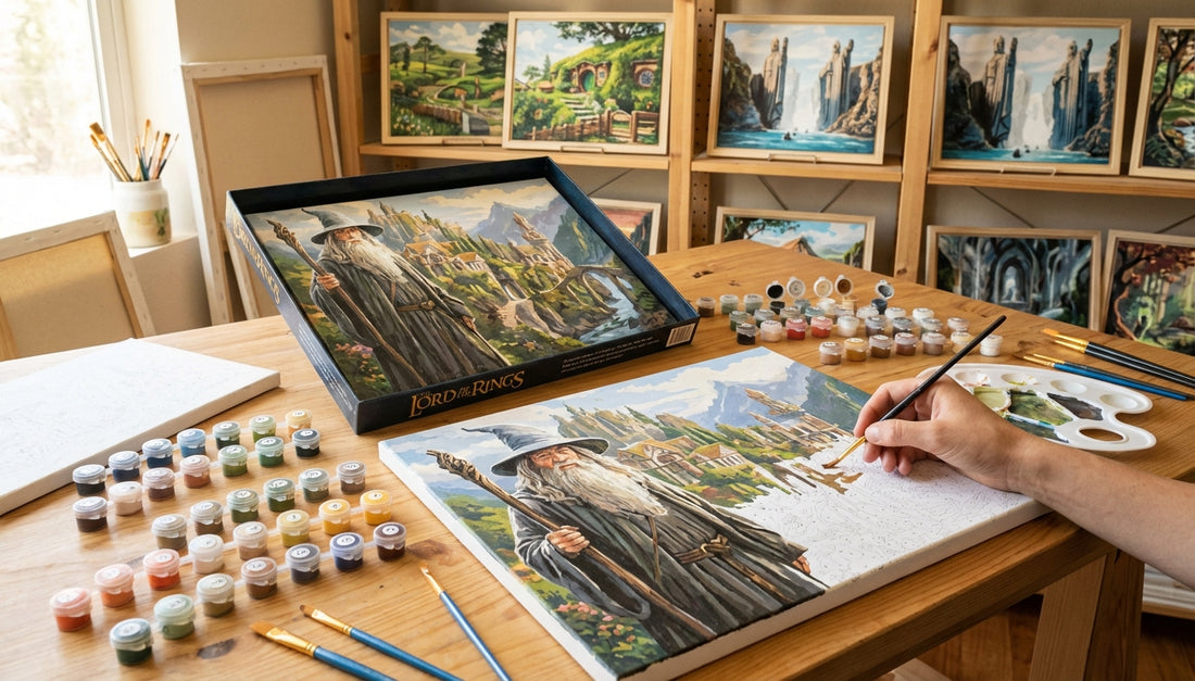 Mastering Your Middle-earth Canvas: Tips for Lord of the Rings Paint by Numbers