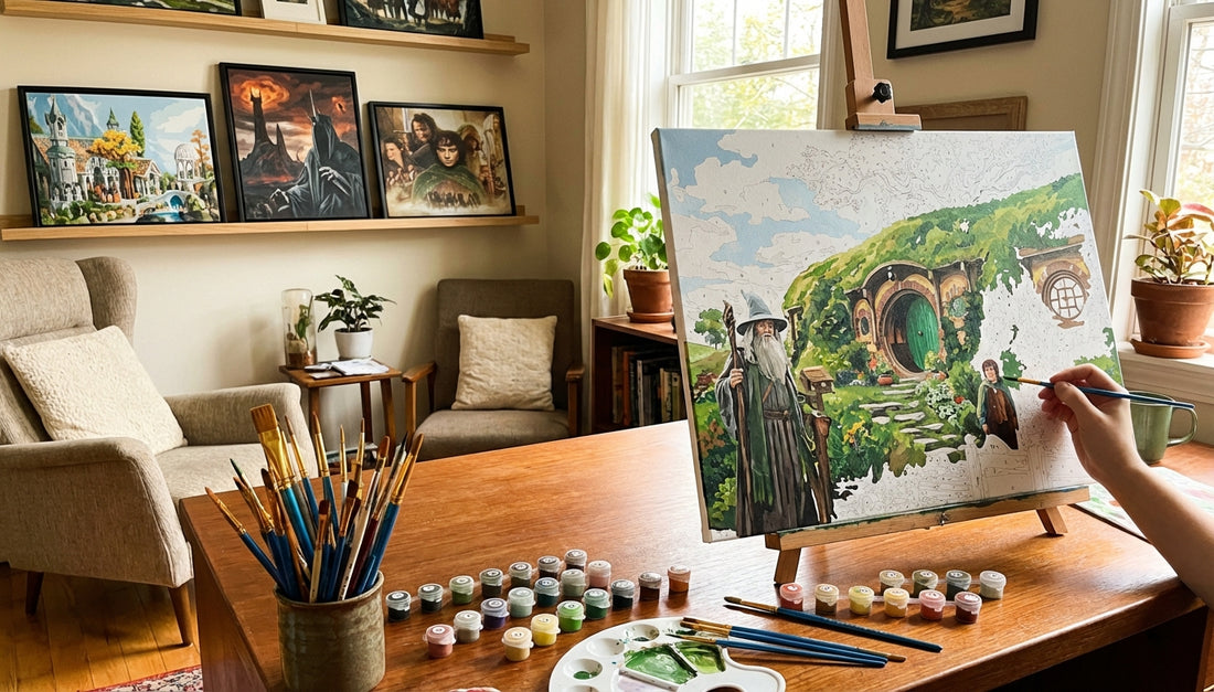 Extra Large Lord of the Rings Paint by Numbers Kits Epic Sagas for Experienced Painters