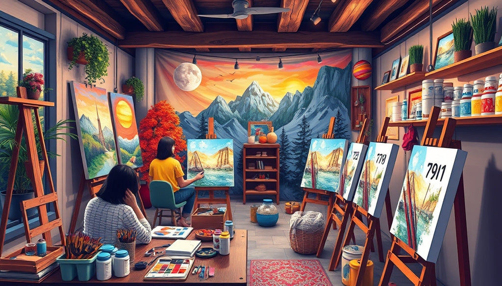 Where to Buy Premium Paint by Numbers Kits in the US with Free Shipping