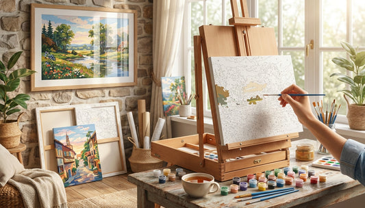PBN with Frame: Display Your Art Instantly