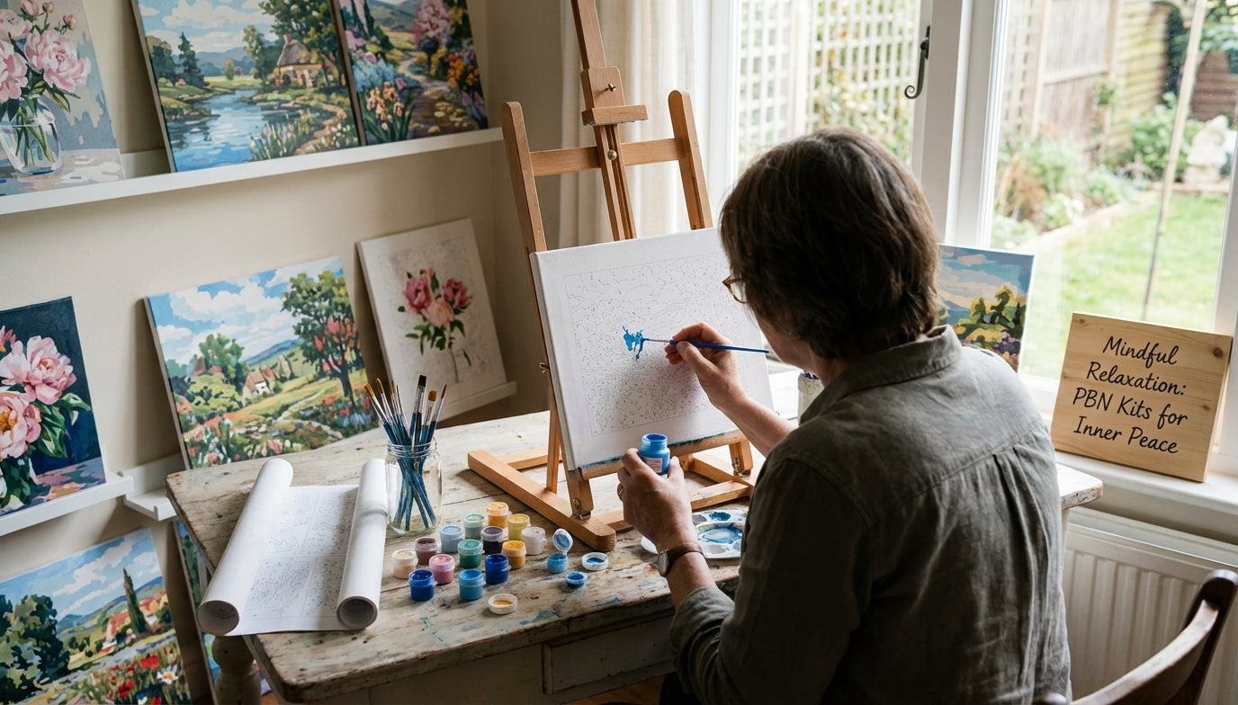 Mindful Relaxation: PBN Kits for Inner Peace