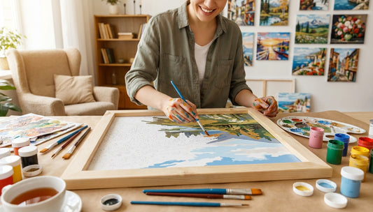 PBN Kits with Wooden Frame: Display Your Masterpiece