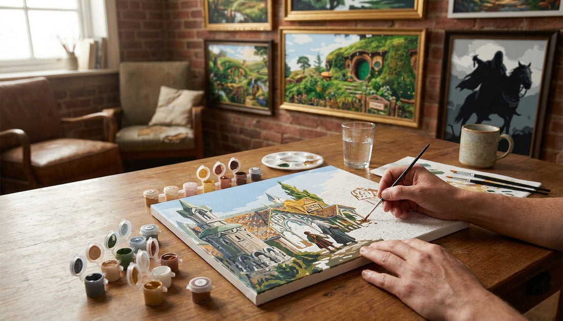 Why Adults Over 30 Are Obsessed with Lord of the Rings Paint by Numbers Kits
