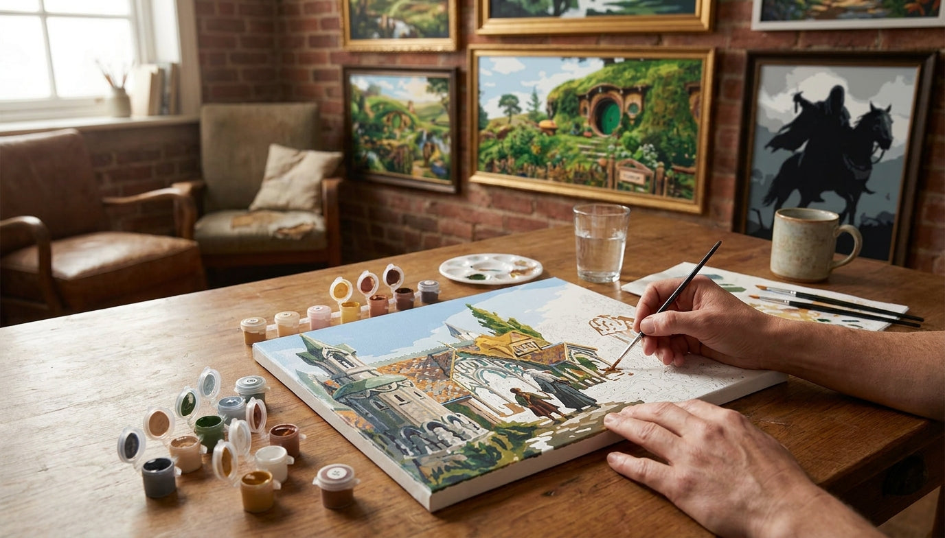 Why Adults Over 30 Are Obsessed with Lord of the Rings Paint by Numbers Kits