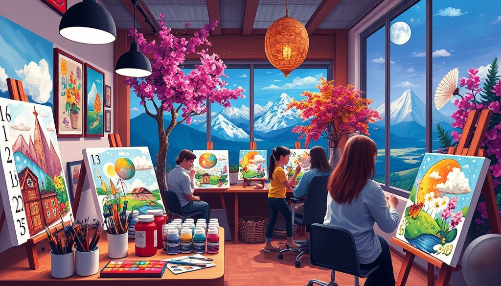 Discover the Best Paint by Numbers Kits for Adults in the US to Unwind and Relax