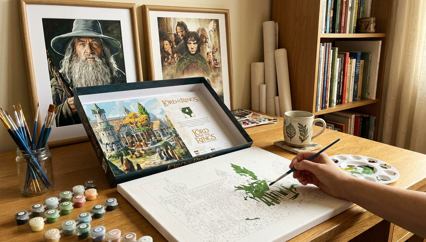 Beyond the Shire: Explore Detailed Lord of the Rings Paint by Numbers Designs