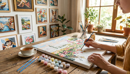 Zen Art: Paint by Numbers Kits for Mindful Relaxation