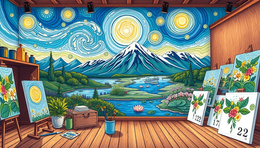 Paint by Numbers Kits with Wooden Frame Included: A Complete Art Package
