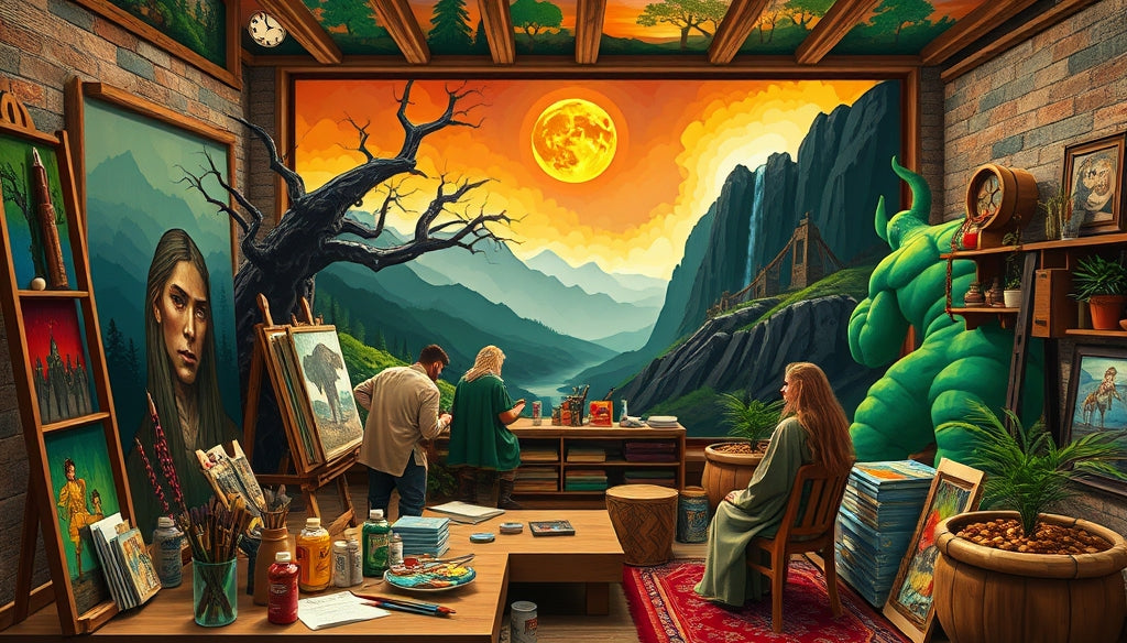 Where to Buy Premium Lord of the Rings Paint by Numbers Kits with Free Shipping in the USA