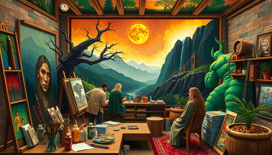 Where to Buy Premium Lord of the Rings Paint by Numbers Kits with Free Shipping in the USA