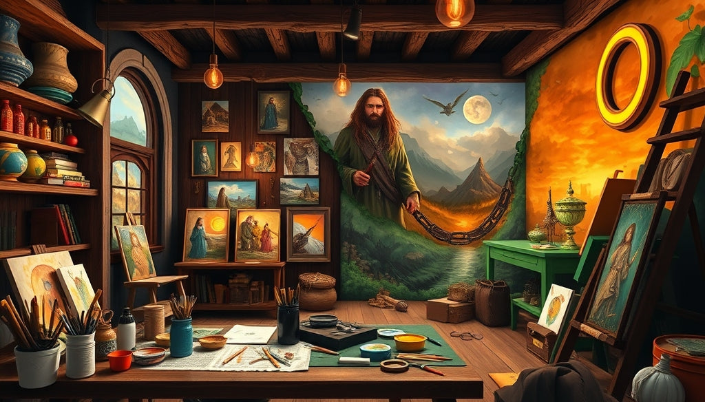 Wildlife and Nature Paint by Numbers Kits for Adults: Celebrate the Beauty of Middle-earth