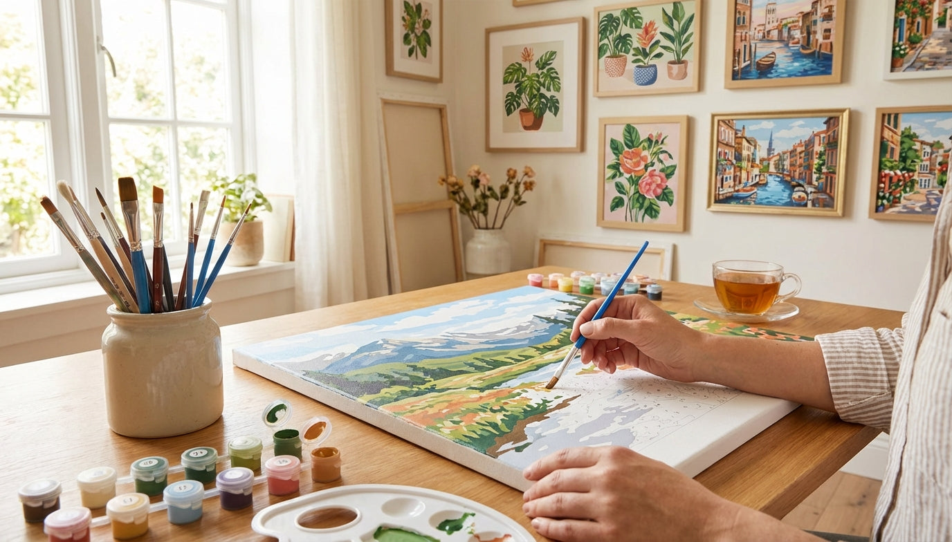 Elevate Your Space: Stylish Home Decor PBN Kits.