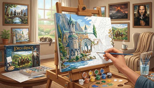 Elevate Your Walls The Most Beautiful Lord of the Rings Paint by Numbers Designs