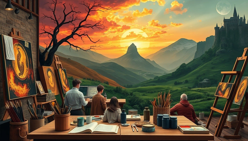 Fun and Fantasy: Paint by Numbers Sets Inspired by The Lord of the Rings for Your Living Room