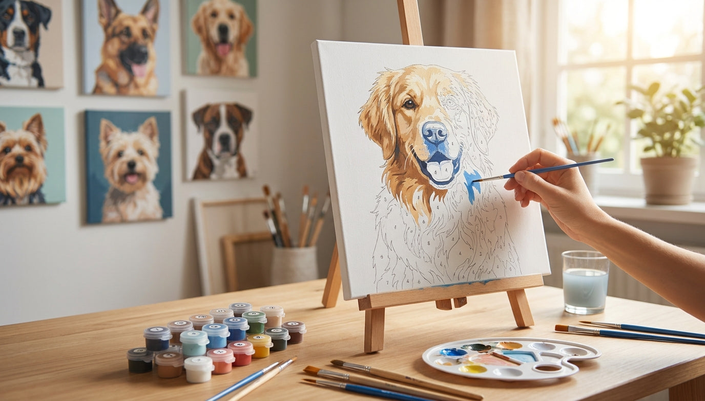 Custom Pet PBN: Paint Your Furry Friend