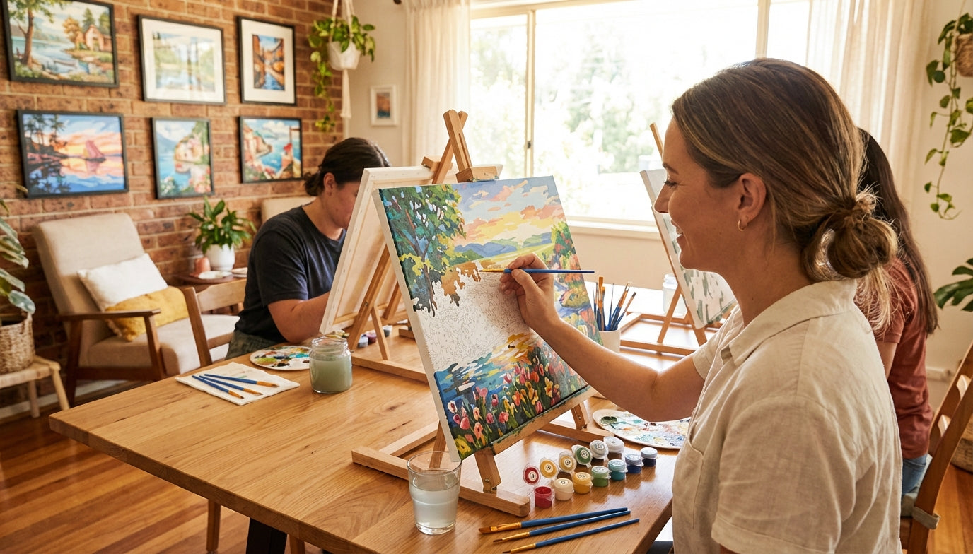 Ditch the Screen: Discover How Paint by Numbers Kits Offer Deep Relaxation & Creative Joy for Adults