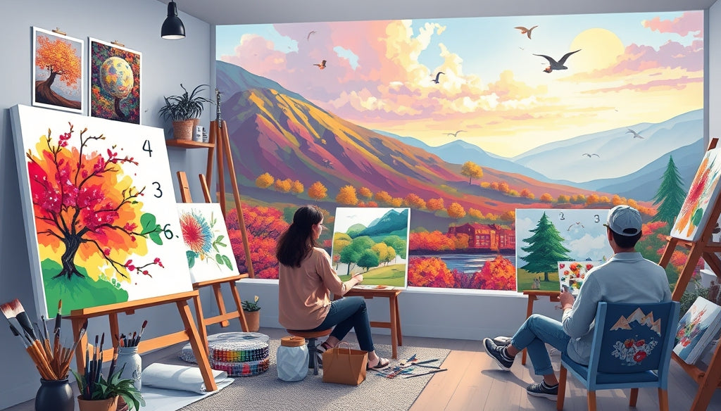 The Ultimate Guide to Paint by Numbers Kits with Famous Paintings