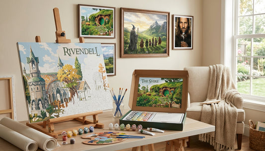 Unwind in Middle-earth: Your Guide to Lord of the Rings Paint by Numbers Kits