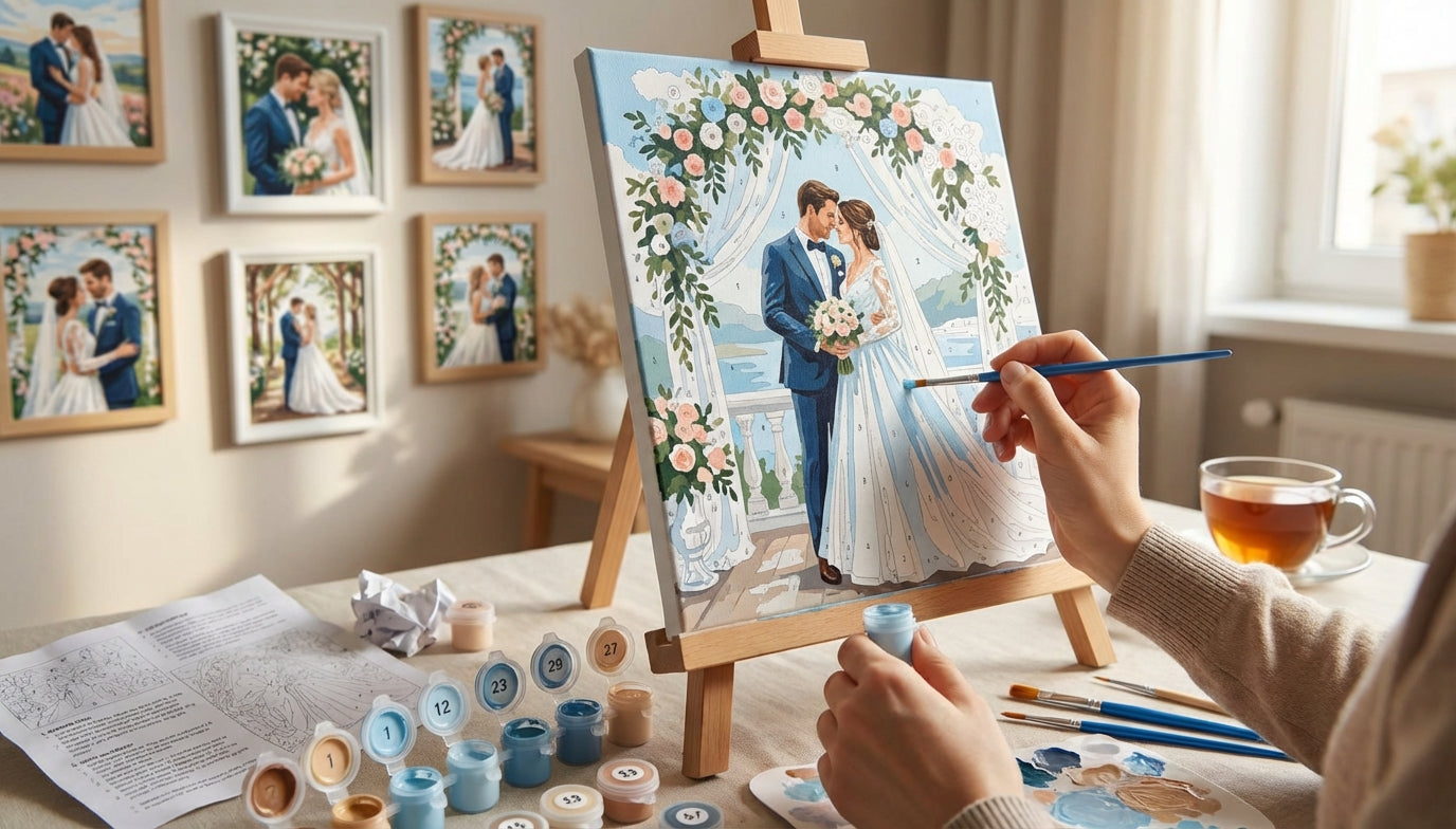 Paint Your Wedding: Personalized PBN Kit Ideas