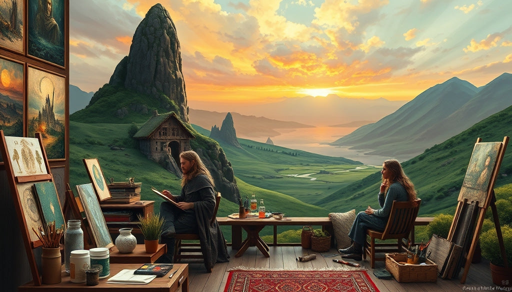 Enhance Your Experience with Paint by Numbers Kits with Fine Detail Brushes for The Lord of the Rings