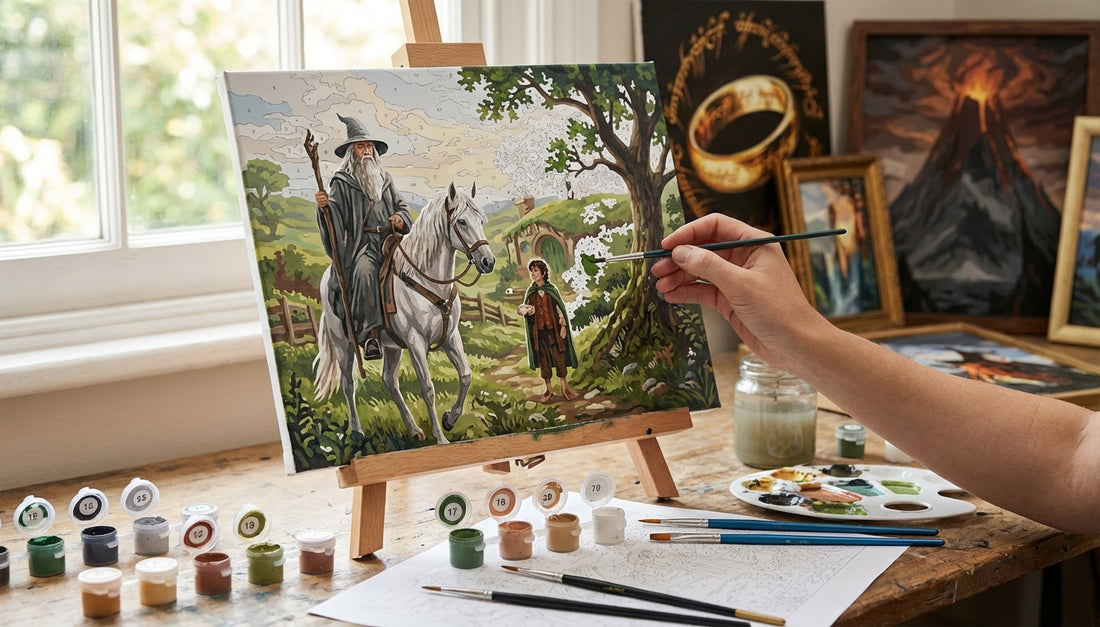 Challenge Yourself: Advanced Lord of the Rings Paint by Numbers Kits for Experienced Painters