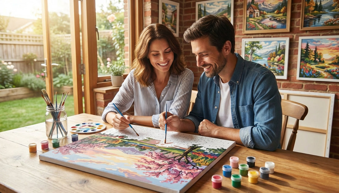 Couples Art: Custom Paint by Numbers Together