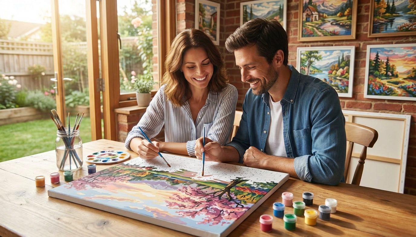 Couples Art: Custom Paint by Numbers Together