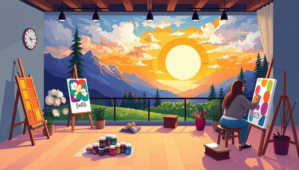 Unlock Your Creativity: Paint by Numbers Sets on Sale with Fast Shipping