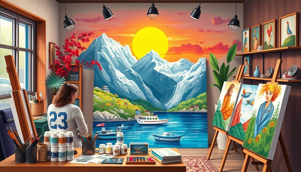 Easy-to-Paint: Best Paint by Numbers Kits for Seniors Looking to Unwind