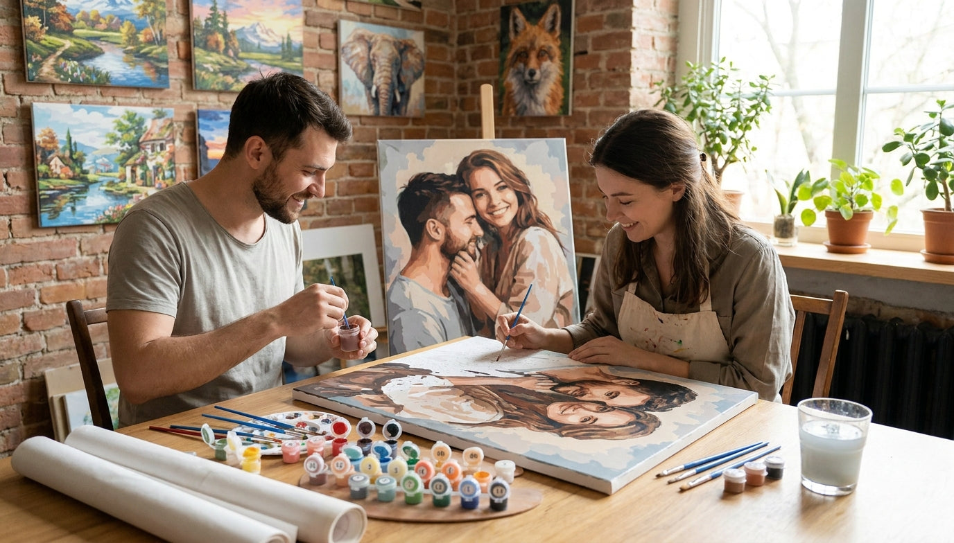 Custom PBN Kits for Couples: A Unique Gift Idea