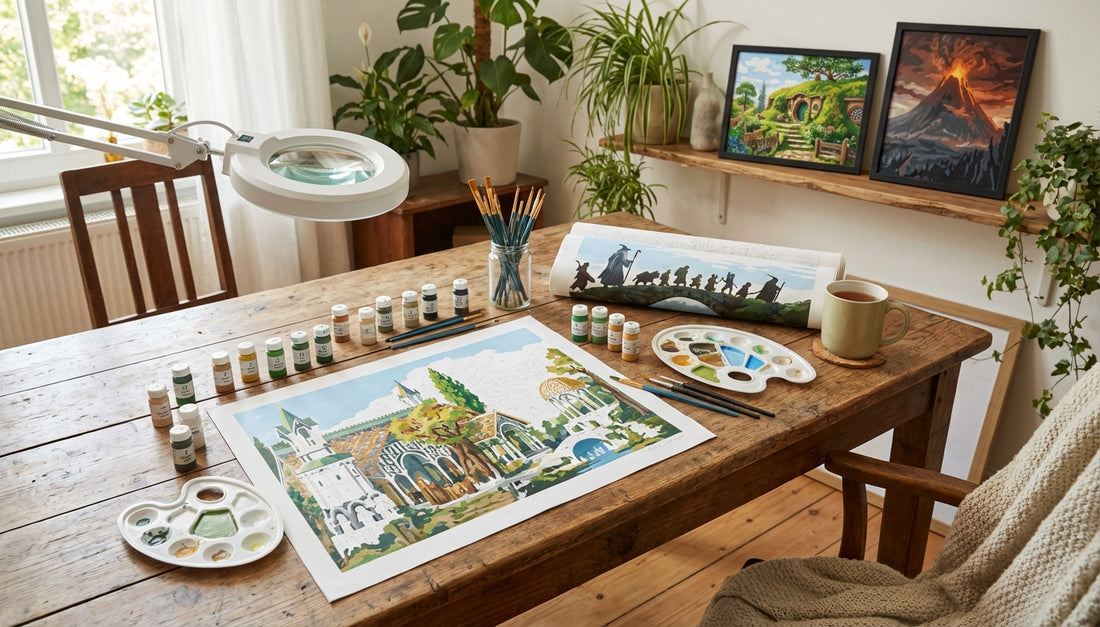 Transform Your Space: Epic Lord of the Rings Canvas Paint by Numbers Kits for Home Decor