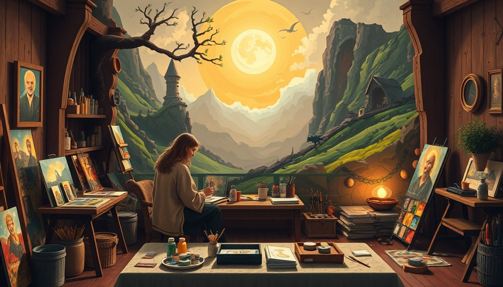Where to Buy High-Quality Paint by Numbers Kits for The Lord of the Rings with Free Shipping in the USA