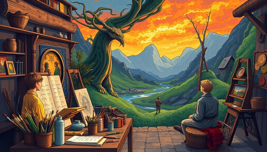 Craft Your Own Adventure: Paint by Numbers Kits for Couples Featuring The Lord of the Rings