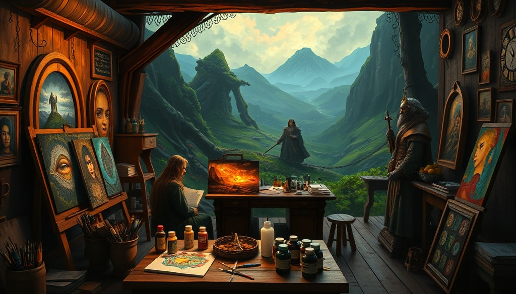 Find Your Perfect Match: Personalized Paint by Numbers Kits for Weddings Inspired by The Lord of the Rings