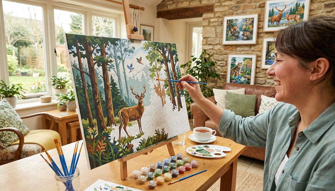 Escape to Nature: Stunning Wildlife and Nature Paint by Numbers Kits for Adults