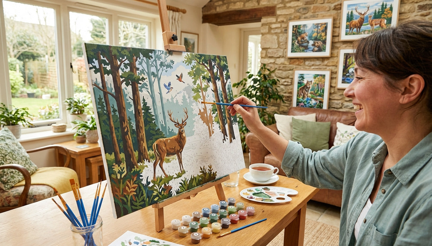 Escape to Nature: Stunning Wildlife and Nature Paint by Numbers Kits for Adults