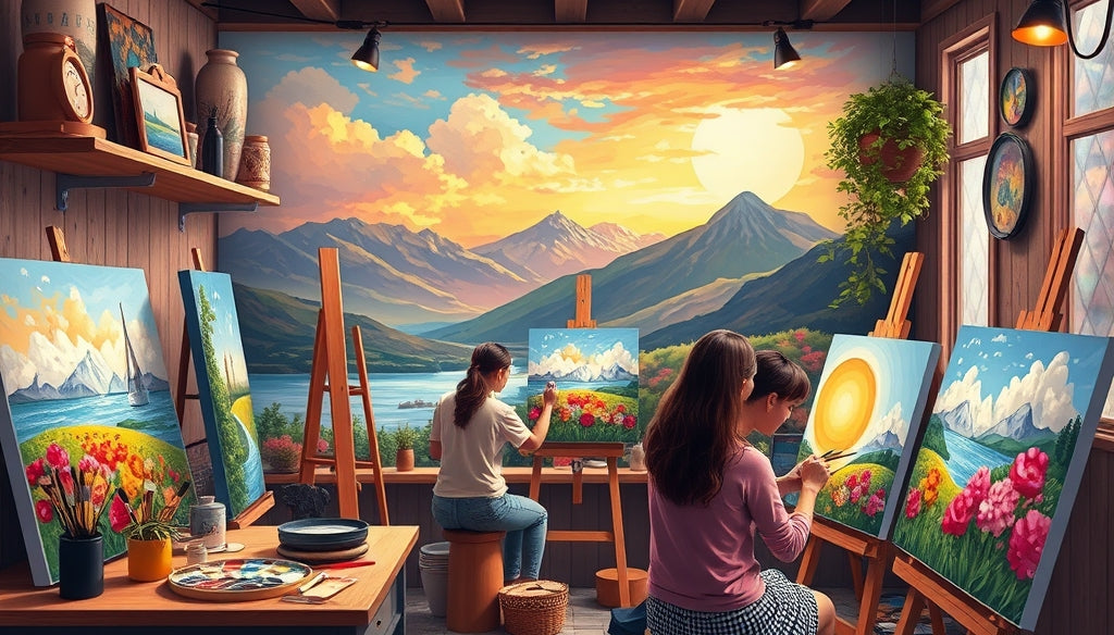 Elevate Your Skills with Advanced Paint by Numbers Kits Featuring Fine Details