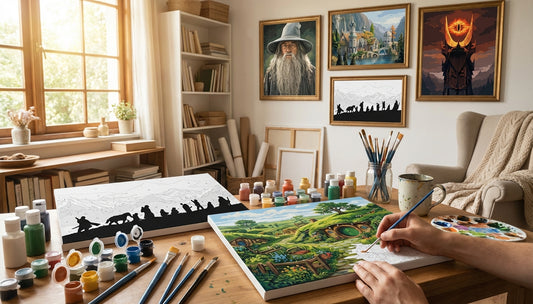 The Secret to Stress-Free Art: Lord of the Rings Paint by Numbers for Relaxation