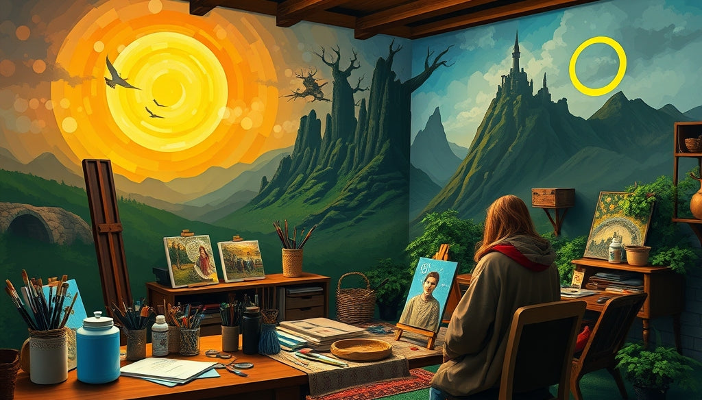 Canvas Paint by Numbers Kits with Professional Quality: Made for Middle-earth Lovers