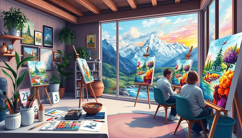 Find the Best Paint by Numbers Sets with Extra Paint Colors for More Fun