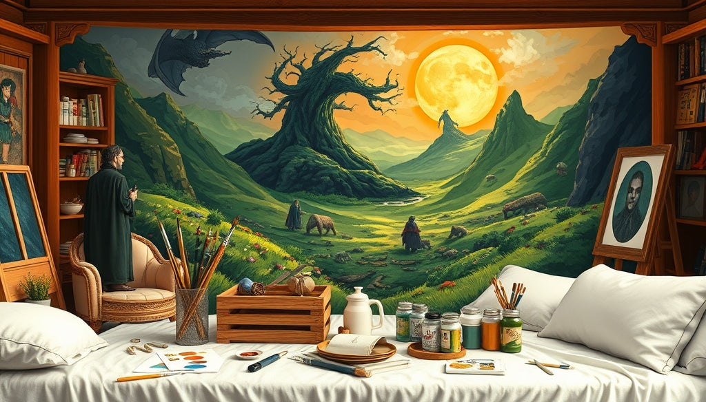 Unlock Your Creativity with the Best Paint by Numbers Kits for Adults Inspired by The Lord of the Rings