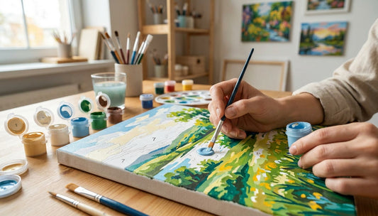 High-Quality Acrylic Paint: PBN Kit Essentials