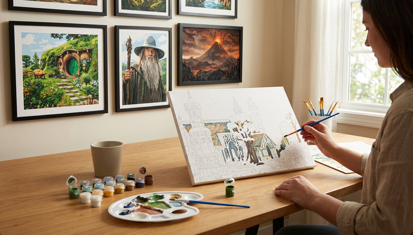 Unleash Your Creativity: Journey Through Middle-earth with Paint by Numbers