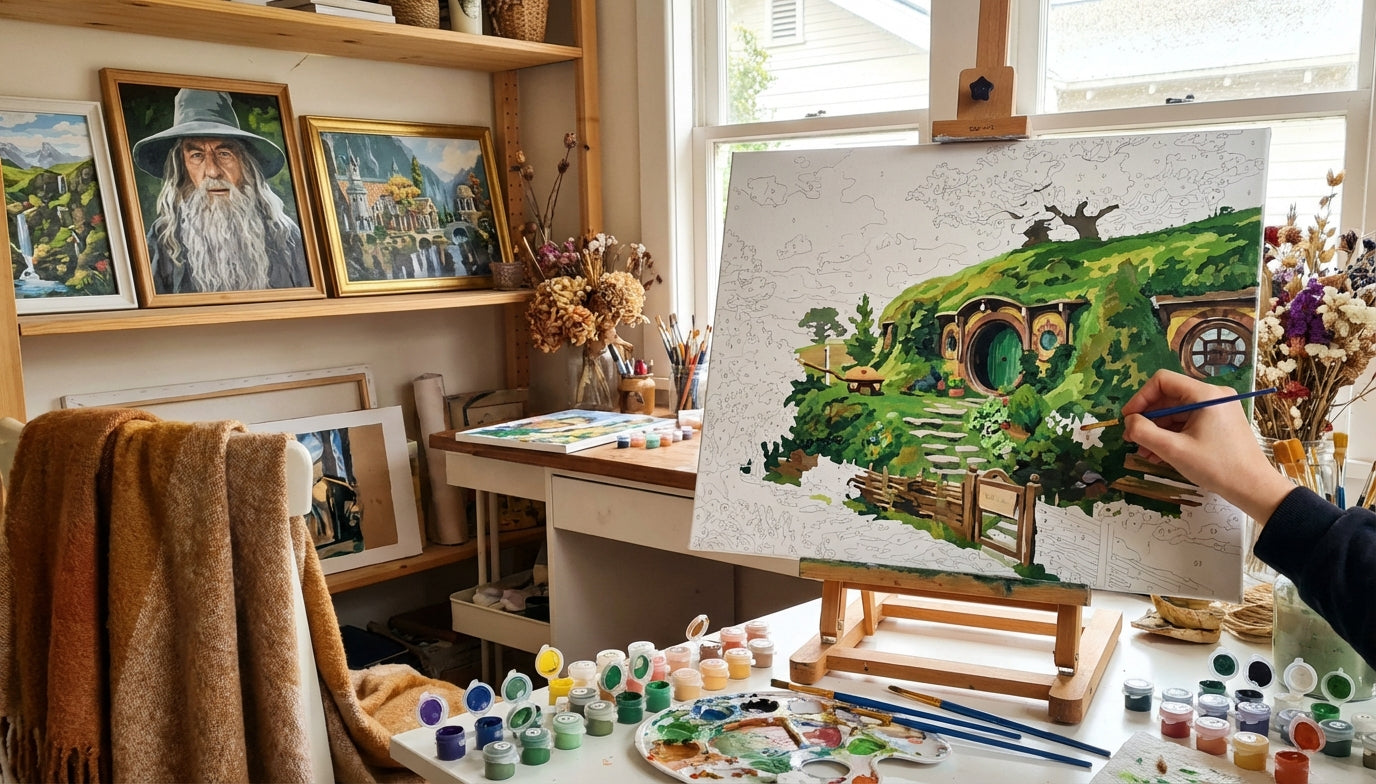 Your Quest for Calm Ends Here: Best LoTR Paint by Numbers for Adults