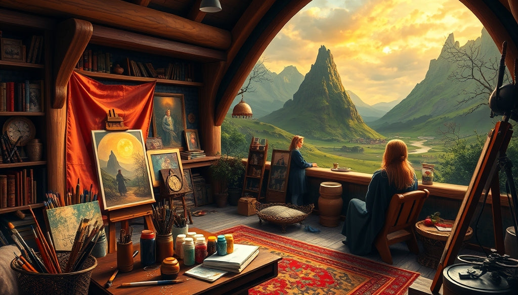Buy High-Quality Paint by Numbers Kits with Free Shipping in the USA Inspired by Middle-earth