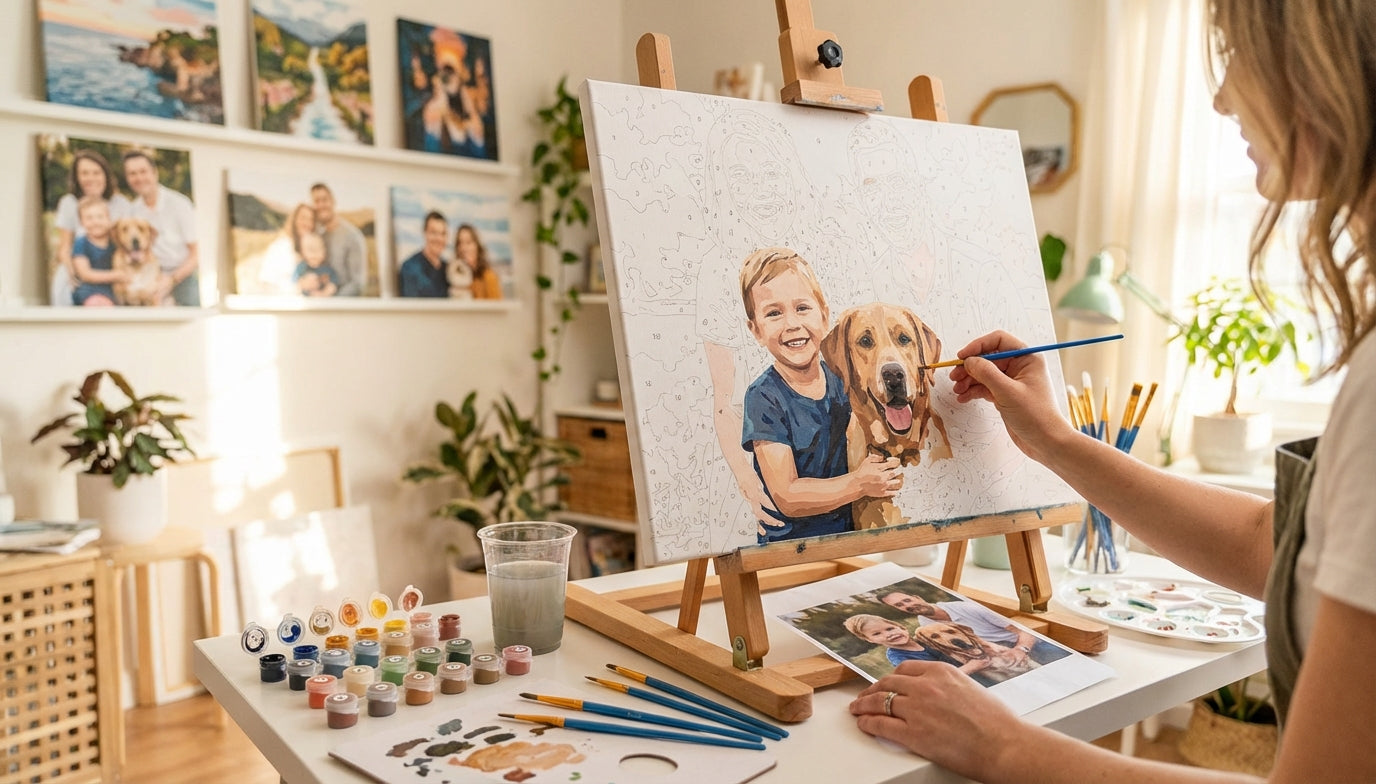 Custom PBN Kits: Turn Your Photo Into Art Now