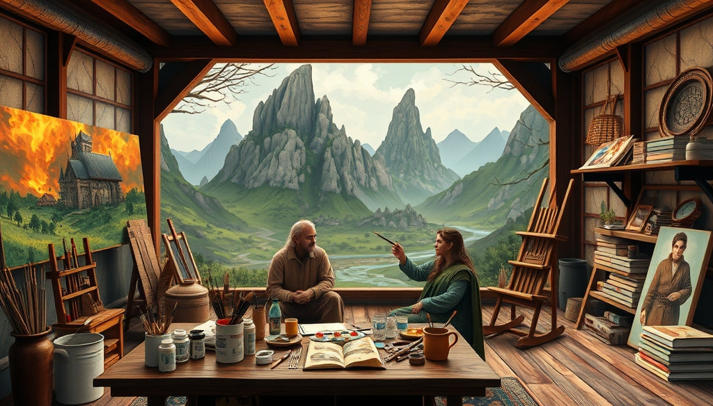 Where to Buy Premium Paint by Numbers Kits Featuring Iconic Scenes from The Lord of the Rings