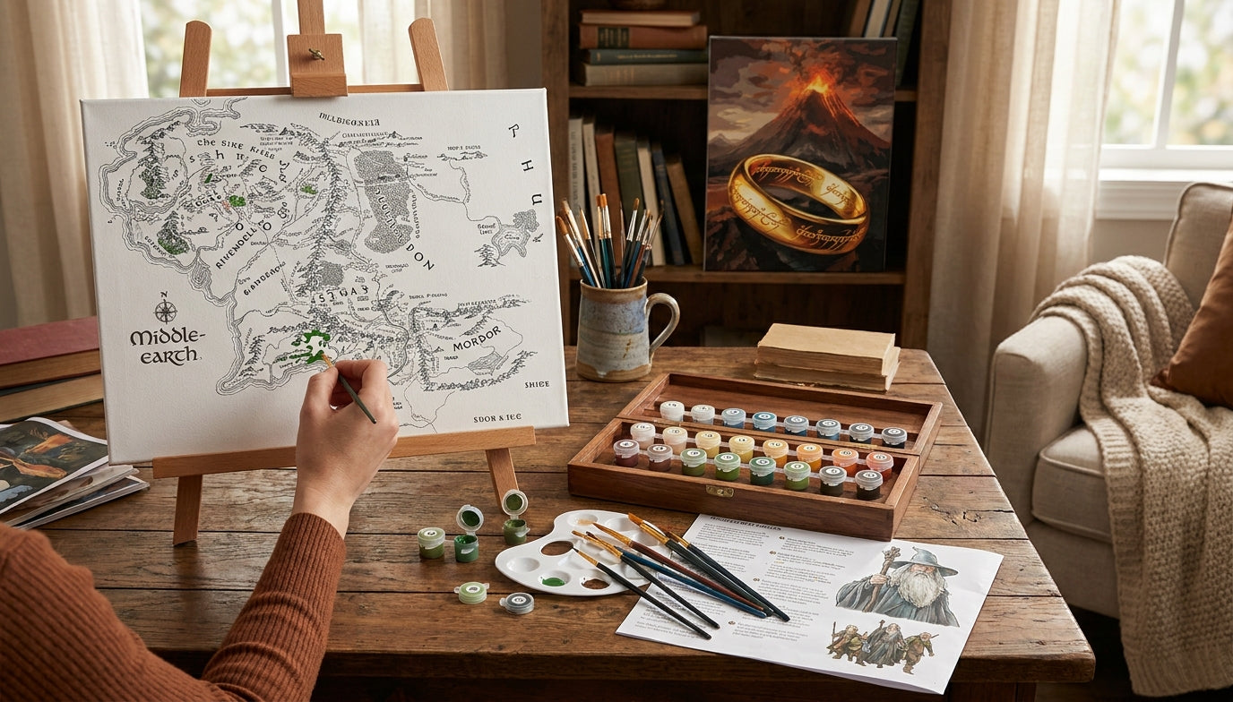 Your Journey Starts Here: How to Choose the Perfect Lord of the Rings Paint by Numbers Kit
