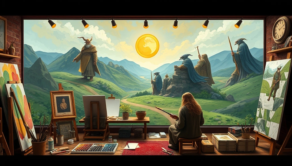 Buy Premium Paint by Numbers Kits with Free Shipping: Embrace Your Inner Hobbit
