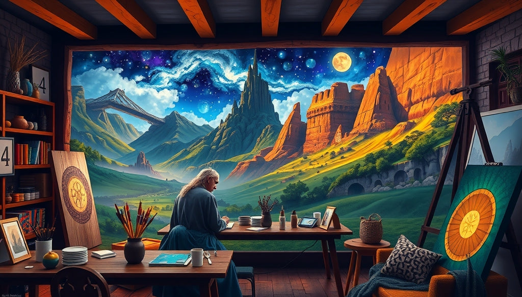 Elevate Your Creativity with Paint by Numbers Kits Featuring Famous Art from The Lord of the Rings